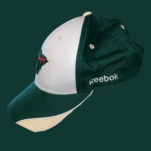 Reebok Face Off Mn Wild Hockey Snapback Hat - Picture 5 of 5